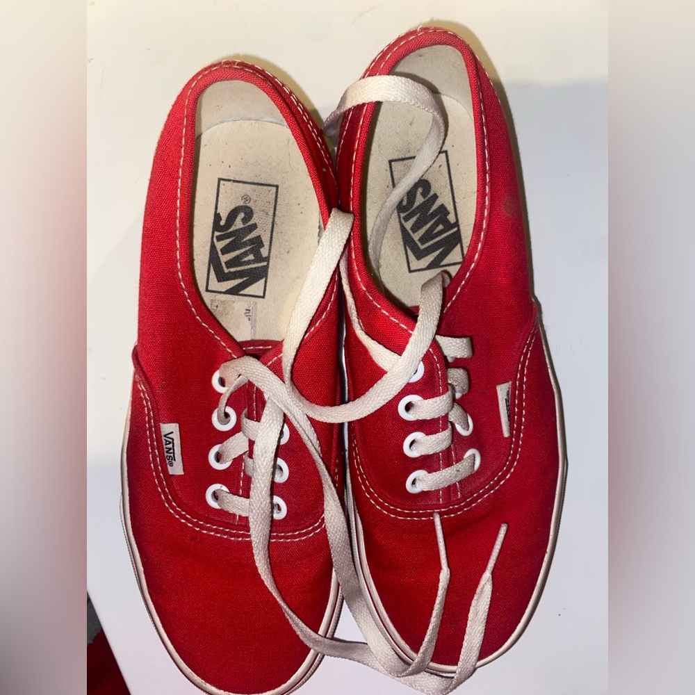 Red authentic vans - Picture 7 of 10